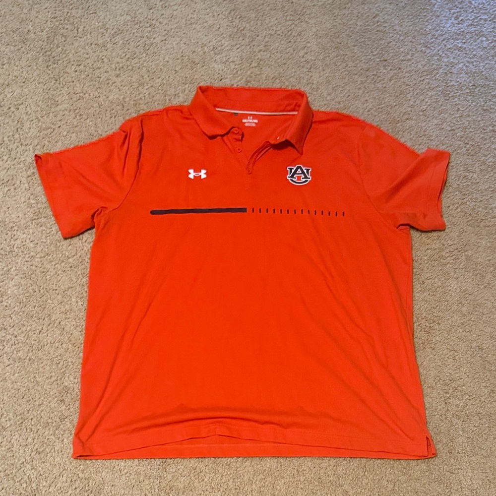 Auburn Tigers Under Armour Men's 2XL Bright Orange Polo Shirt